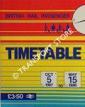 Passenger Timetable [Great Britain] - 5 October 1987 to 15 May 1988 by British Rail